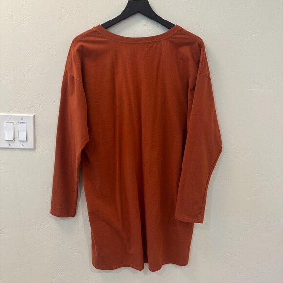 🧡 House of Harlow 1960 x REVOLVE Cotton Mini Dress – Red Rust – Size M - Picture 3 of 4